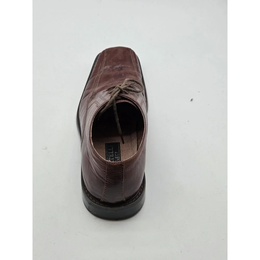 Fratelli Select Shoes Mens Size 10‎ Brown Leather Dress Oxford Square Toe